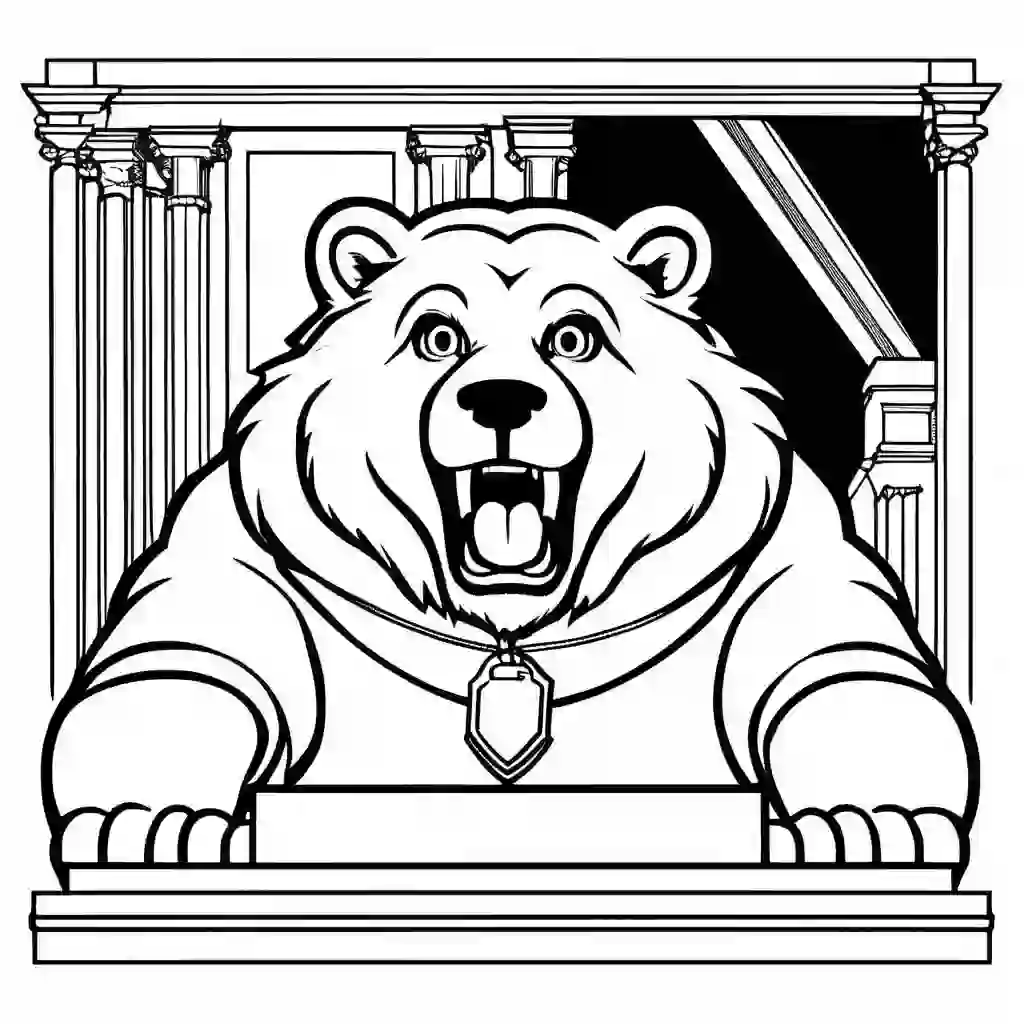 Banks coloring pages